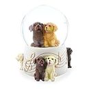 Canine Celebration: Musical Water Snow Globe with Dogs Enjoying a Party