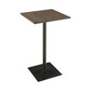 Coaster Furniture Square Bar Table Dark Elm & Matte Black | Wayfair 100730