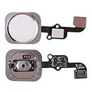SHINZO® Replacement Home Menu Button Flex Cable (No Touch ID) for iPhone 6 (A1549, A1586, A1589, A1522, A1524, A1593) 4.7" - White