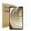 Simpeak 2-Pack Screen Protector Compatible with Samsung Galaxy Tab A9 8.7'' 2023, Tempered Glass Screen Film Guard, Easy Installation [9H Hard] [Anti-Fingerprint] [Bubble Free]