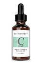 Vitamin C Serum 20% Pure L-Ascorbic Acid, Ferulic Acid, Vitamin E and Hyaluronic Acid for Face and Eyes 1oz. by Dr. Brenner