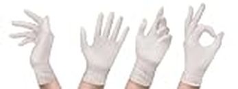 CUFF- SHIELD latex surgical gloves (size-7.0, 10 pairs, off-white) for work utility & multipurpose use