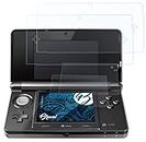 Bruni Screen Protector compatible with Nintendo 3DS 2011 Protector Film, crystal clear Protective Film (Set of 2)