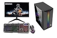 TECNICO i5 Gaming Pc Complete Computer System for Gaming (Core i5-4th Processor|||DDR316GB RAM|||512GB|||GT 730 4GB GPU|||20 inch HD Led Monitor |||Gaming Keyboard Mouse |||Windows 10 |||WiFi
