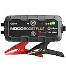 NOCO Boost Plus GB40 1000A 12V UltraSafe Lithium Jump Starter Box, Car Battery Booster, Jump Start Pack, Portable Power Bank Charger, and Jumper Cable Leads for up to 6L Petrol and 3L Diesel Engines