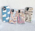 Textured Apple Iphone 10 11 12 mini pro max phone case Cute Aesthetic cover