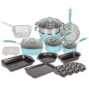 Induction 19 Pcs Kitchen Cookware Set Non Stick Frying Pan Pot Saucepan Bakeware
