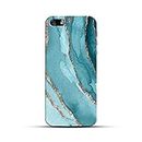 COLORflow iPhone 5 / iPhone 5S / iPhone SE 2017 Back Cover | Blue Marble Golden Stripes | Designer Printed Hard CASE Bumper Back Cover for iPhone 5 / iPhone 5S / iPhone SE 2017