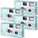 4 Pack Disposable Camera for Summer, 34 mm Single Use Camera with Flash Disposable Cameras One Time Camera for Gathering Summer Wedding Anniversary Travel Camp Party Supply