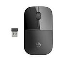 HP Z3700 Black 2.4GHz USB Slim Wireless Mouse with Blue LED 1200 dpi Optical Sensor, Up to 16 Months Battery Life