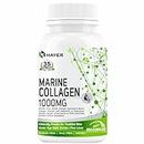 HAYER Marine Collagen Supplements For Women (Peptides) With Vitamin C, E, Glutathione Tablet, Cranberry, Plant-Based Powder Biotin Supplement For Skin Glow & Beauty Gluten & Sugar Free-60 Tablets