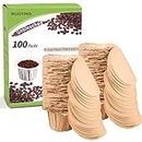 Unbleached K Cup Disposable Paper Filters with Lid for Keurig Reusable K Cup Filters,Keurig Filters for K Cup Reusable Coffee Filters, Fits All Keurig Single Serve Filter Brands