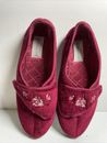 Victoria Hill Size 8 Women’s Dark Red Warm Shoes Slip On Slippers Casual