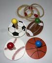 Sports Ring Toss Game - Outdoor Recreation  Basketball Football Baseball Soccer