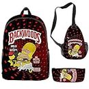 Backwoods Backpack, Backwoods Laptop Bag School Bag Travel Shoulder Bag Book Bags (W)