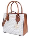 Michael Kors Women's Bag Handbag Shoulder Bag Mercer MD Messenger Vanilla