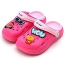 SVAAR Wow Clog Shoes for Boys & Girls || Indoor & Outdoor Sandals Clogs for Kids Fuchsia Pink