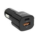 DLH - MOBILE ACCESSORIES Car Charger USB-C 20W Power Delivery (PD) and USB-A 18W QUIC