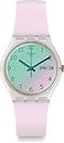 Swatch Unisex Adult Analogue Quartz Watch with Silicone Strap GE714