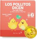 Libro Musical Español Binibi para Bebés y Niños Pequeños 1-3 Los Pollitos Dicen y Otros