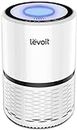 LEVOIT Air Purifiers for Home Bedroom, H13 True HEPA Filter Air Purifier for Allergies, Smoke, Pet Dander Odor, Dust, Pollen, Quiet Air Cleaner with 3-Speed Fan and Night Light, LV-H132 White