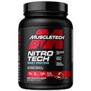 MuscleTech NitroTech Whey Protein Powder, Muscle Maintenance & Growth, Whey Isolate Protein Powder With 3g Creatine, Protein Shake For Men & Women, 6.8g BCAA, 20 Servings, 908g, Chocolate