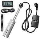 3000W Immersion Pool Heater, Pool Electric Heater with Timer and Digital LCD Thermometer, Pool Heater for Mini Inflatable Pool Bathtub Bucket to Heat 5 Gallons of Water in Minutes