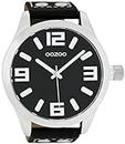 Oozoo C5504 – Watch for Men, Black Leather Strap