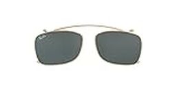 Ray-Ban Unisex UV Protected Green Lens Square Clip-On - 0RX5228C