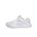 Nike Kid's Huarache Run PS, White/White-Pure Platinum, Youth Size 2