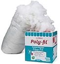 Fairfield Poly-Fil Premium Polyester Fiber, White, 1 Box, 5-Pound by Fairfield