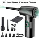 100000RPM Cordless Air Duster Blower Compressed Computer Cleaning Vacuum Cleaner