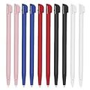 FNGWANGLI Plastic Styluses -10Pcs Portable Touch Stylus Pen Set Only forNintendo 2DS -5Colors Available