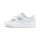 PUMA Unisex Kids' Fashion Shoes SMASH V2 L V INF Trainers & Sneakers, PUMA WHITE-PUMA WHITE, 20