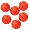 Small Mini Inflatable Basketballs for Kids Set of 6 with Pump Fun Sports Toy