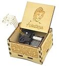 Micteney Anastasia - Caja de música Once Upon a December,Once upon a December Anastasia, caja de música de madera con mecanismo de reloj/bobinador