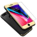 Phone Case Apple IPHONE 8 Plus Full-Cover Carbon Case Bumper Cases Gold