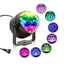 Galox RGB Disco Ball Light Lamp, 7 Color Modes, 3 Sound Activated, Remote Control DJ Party Light Home Room Dance Parties Birthday Halloween Christmas New Years Decoration