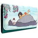 The Jungle Book Baloo Bare Necessities Green Coin and Card Tri-Fold Purse