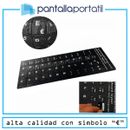 Pegatina Profesional para teclado de ordenador portátil negro Dell en español...