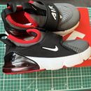 Nike Air Max 270 Extreme Sneakers  Toddler Black Red Shoes Size 9c W/box