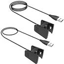 Kissmart Charger for Fitbit Charge 2, Replacement USB Charging Cable Cord for Fitbit Charge2 Smart Wristband (2-Pack, 1.8ft & 3.3ft)