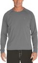 Chemise à manches longues Coolibar hommes, UPF 50+ Gray, 38, S