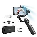 hohem iSteady Mobile Plus Kit Gimbal Stabilizer for Smartphone 3-Axis Phone Gimbal w/Fill Light,360° Infinite Rotation,YouTube TikTok Video Vlogging Stabilizer