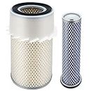 6598362 6598492 Outer Inner Air Filter Air Cleaner for Bobcat Loaders 641, 643, 645, 741, 743, 751, 753, 763, 773, 7753, 843, 853, 1213, S130, S150, S160, S175, S185, Bobcat Excavators 325, 328, 331