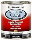 Rust-Oleum Automotive 253522 32-Ounce Auto body Paint Quart Gloss Clear Coat