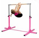 Gymnastic Bar Adjustable Kids Horizontal Kip Bars Sport Gym Training Equipment  