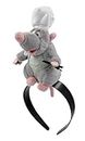 JEGERMIG Women's Funny Remy Mouse Headband Cartoon Animal Ratatouille Plush Hairpin Headwear Halloween Accessories