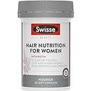 Swisse Beauty Hair Nutrition for Women | Supports Hair Growth and Strength for Healthy Lush Hair | 60 Capsules
