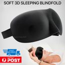 3D Memory Foam Padded Sleeping Eyes Mask Soft Car Plane Office Relax Blindfold